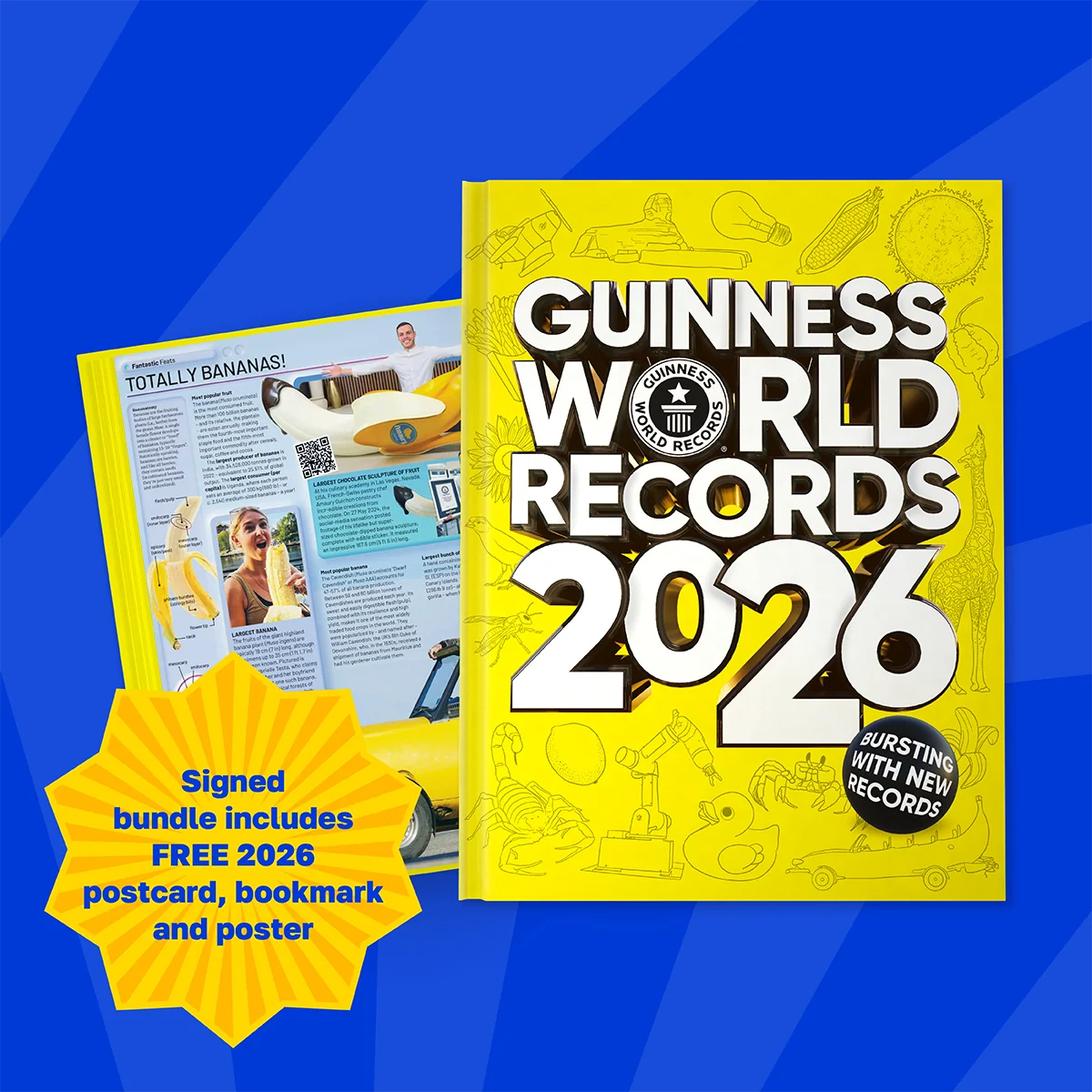Guinness World Records 2026 Signed Collectors Edition with Extras