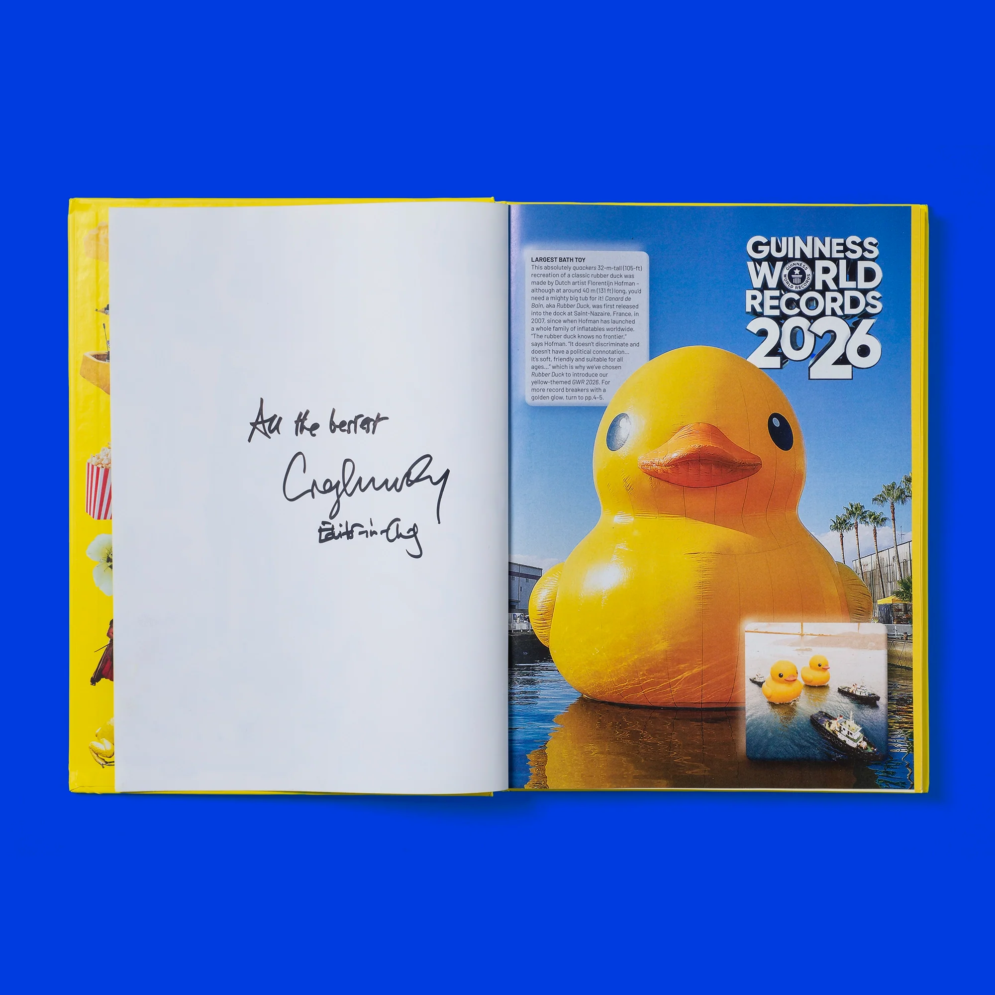 Guinness World Records 2026 Signed Collectors Edition with Extras - Image 2