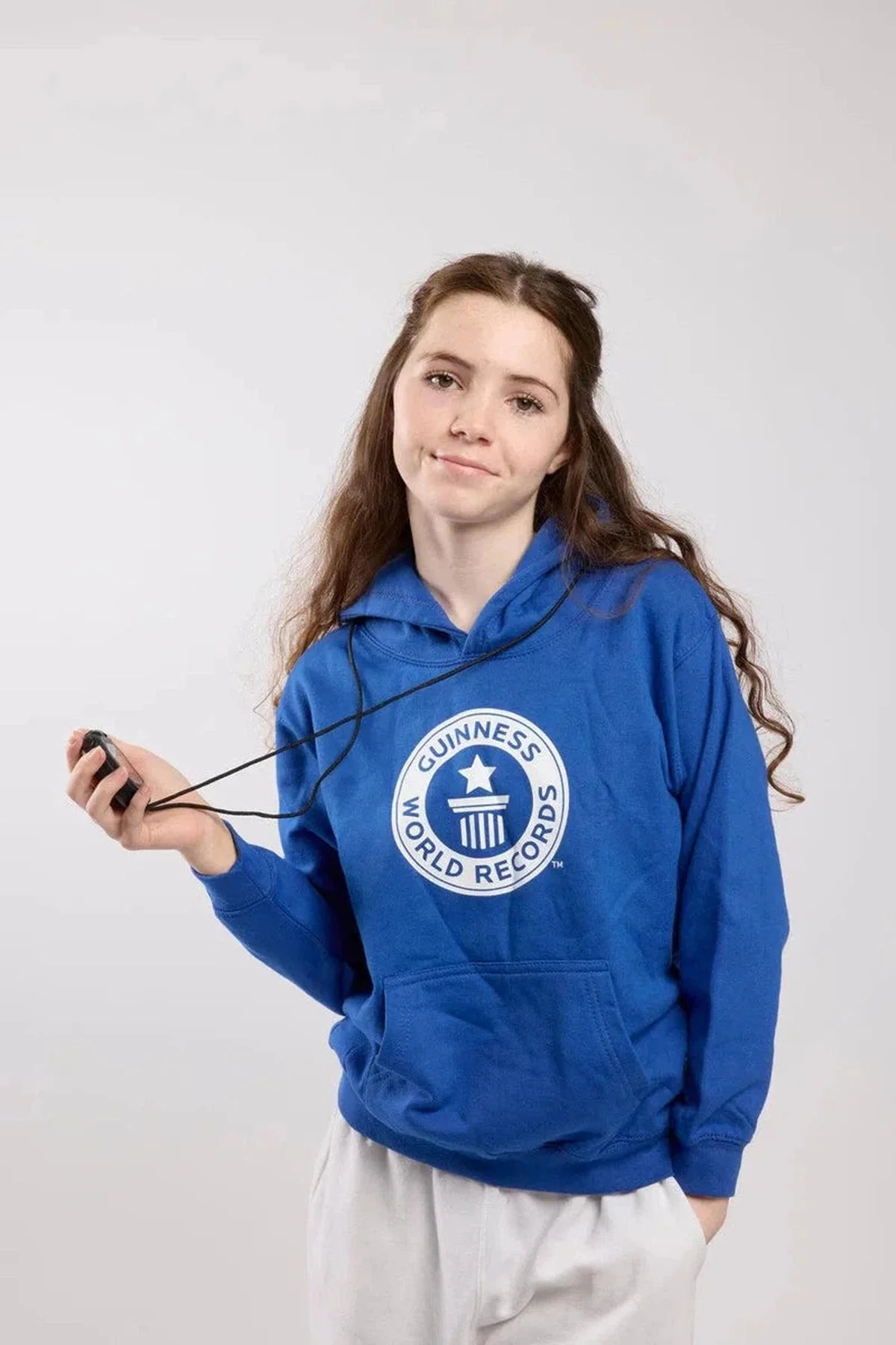 Kids Hoodie White Logo