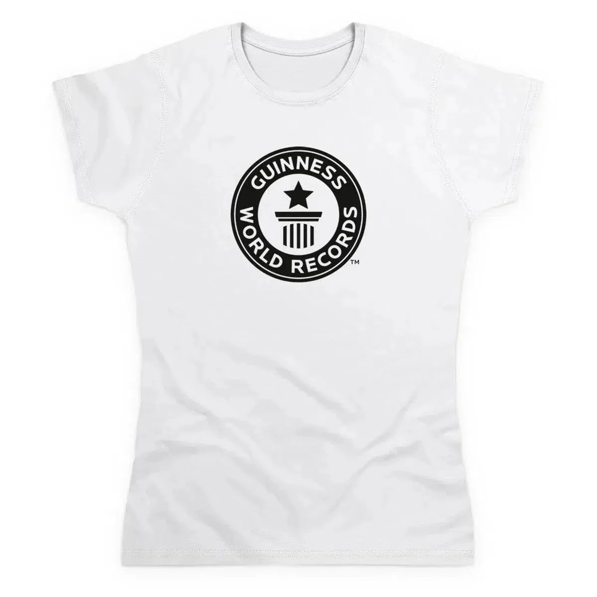 Womens T Shirt Black Logo - Image 2